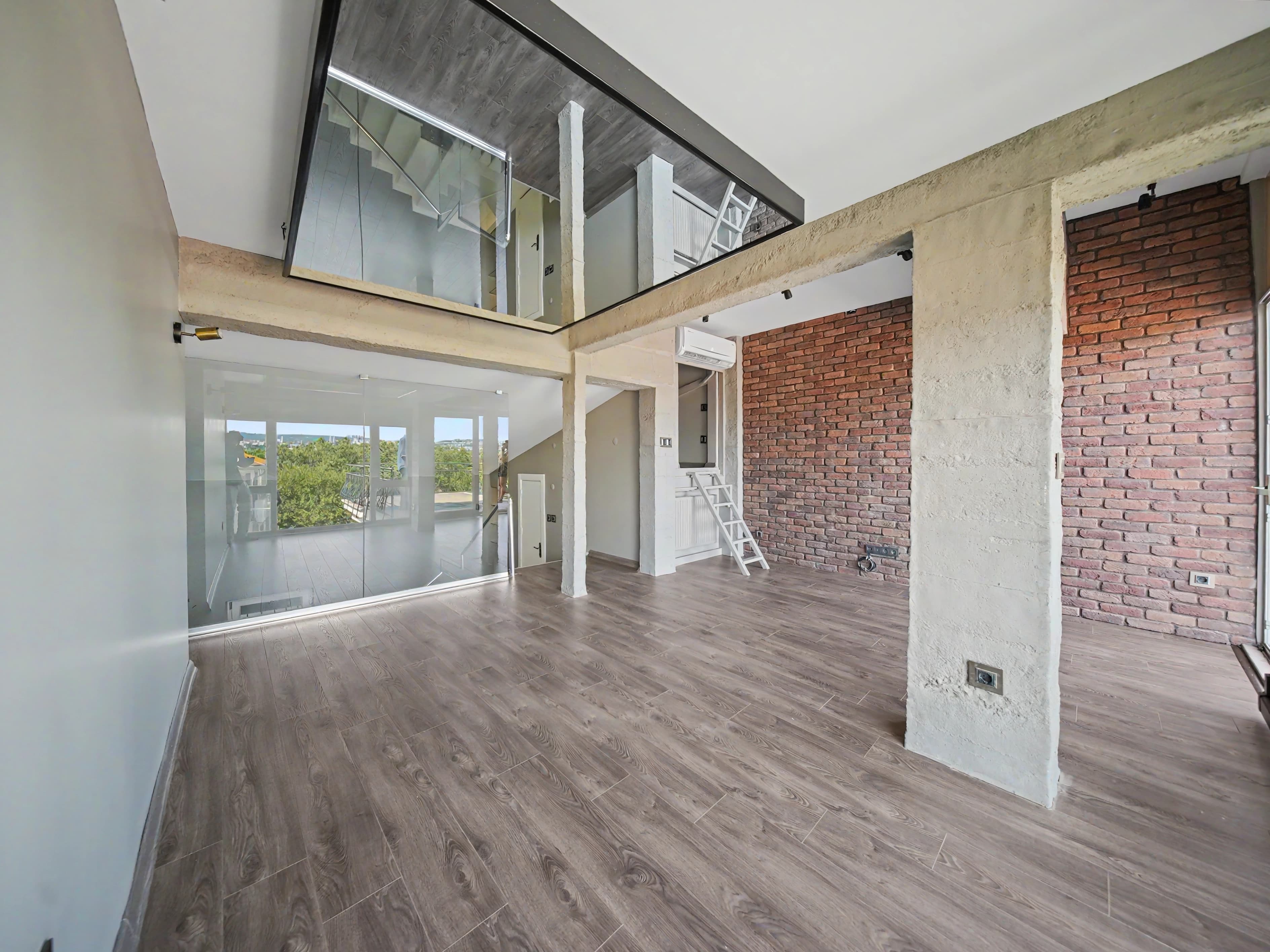 Panoramic living space with natural light in Yenikoy